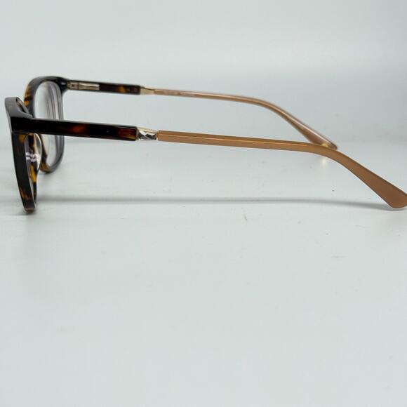 Bulova Lindley Tortoise Brown Cat Eye Eyeglasses Frames 52-17 140 Designer 17824 - Picture 2 of 7